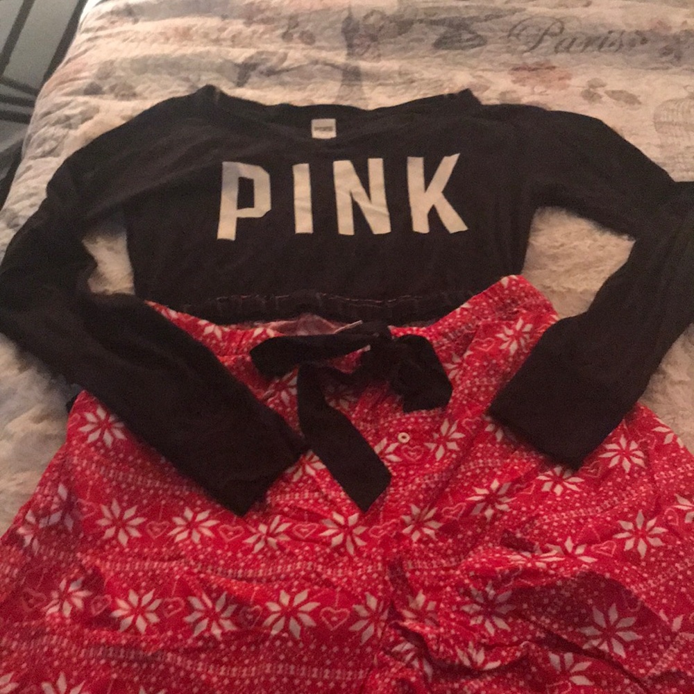 Victoria’s Secret “Pink” Pajama set Large